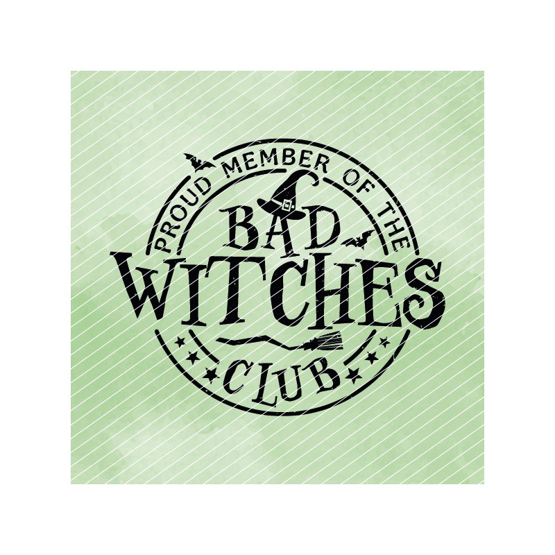 Bad Witches Club // Bügelbild