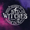 Bad Witches Club in Weiß // Bügelbild