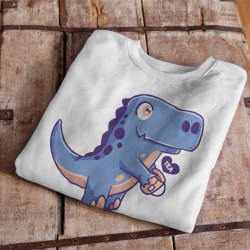 Tea-Rex // Süßer Dino mit Tee // Bügelbild