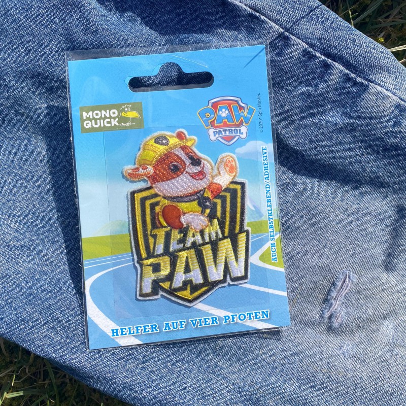 Paw Patrol © // Rubble // Team Paw // Bügelpatch