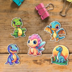 Dinosaurier // 15er Sticker-Set