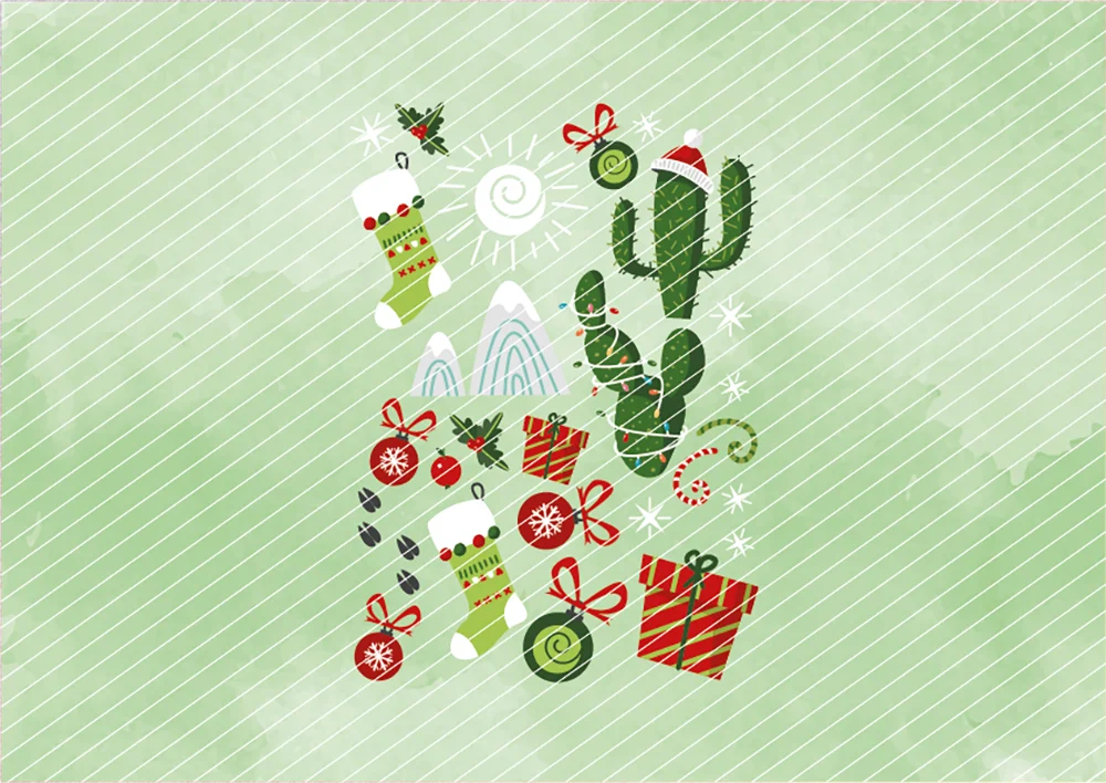 Zubehör-Set für Lama-Motive // Bügelbild