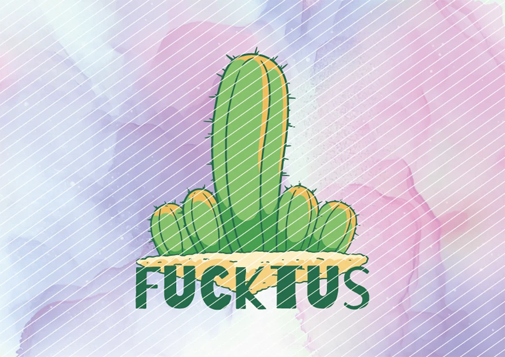 Fucktus // Bügelbild