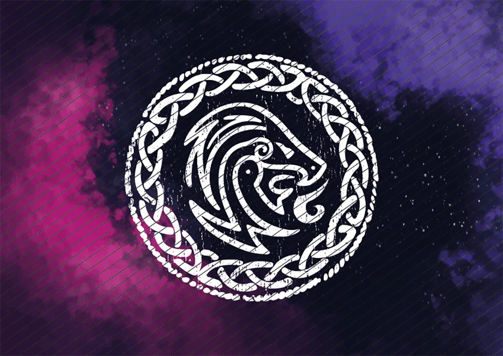 Verschlungene Wikinger-Rune // Bügelbild Verschlungene Wikinger-Rune // Bügelbild