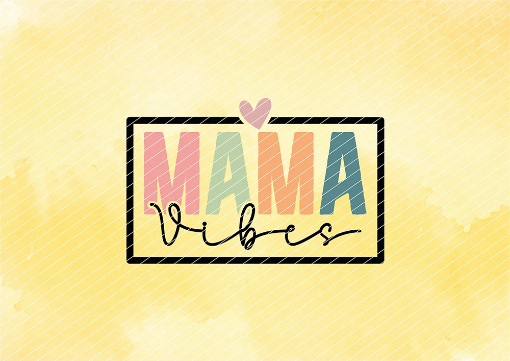 Mama Vibes // Bügelbild