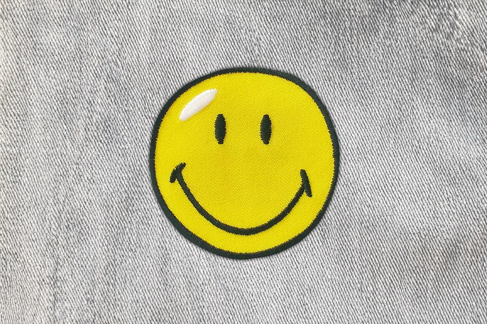 Smiley© Gelb  // Patch bzw. Aufnäher