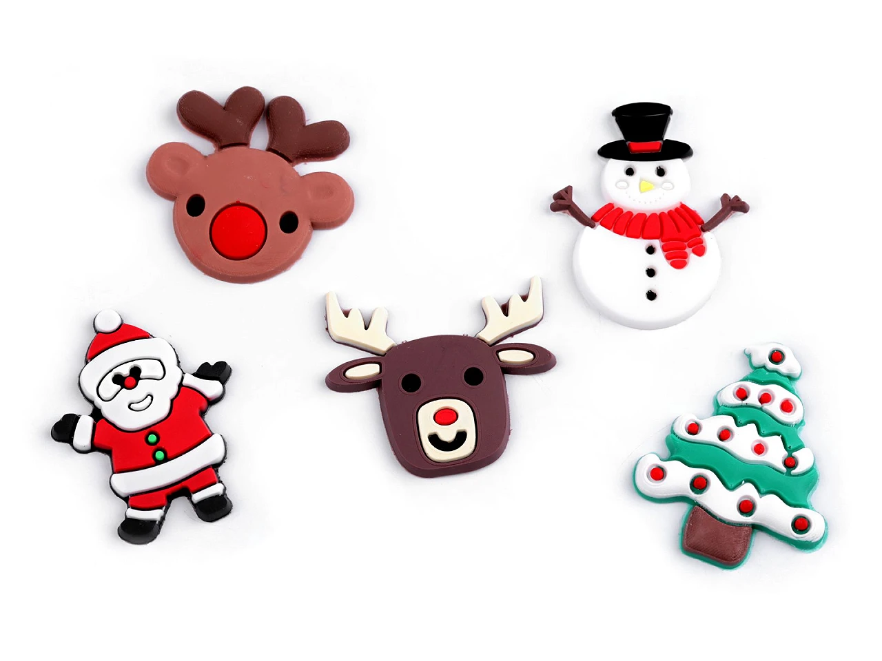 3D-Weihnachtsdekorationen aus Silikon // 10 Stück