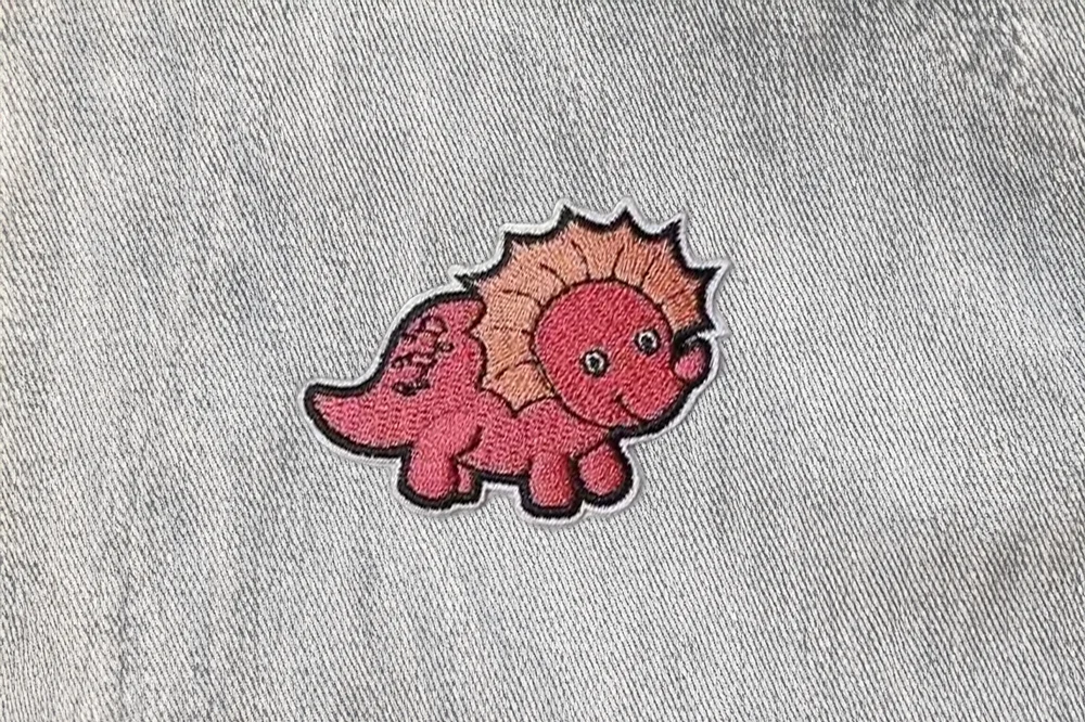 Dino-Patch Triceratops // Patch bzw. Aufnäher