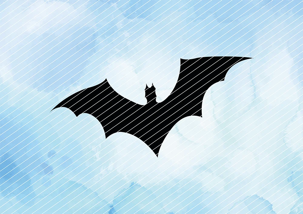 Fledermaus // Plotterdatei SVG Vektor Grafik Fledermaus // Plotterdatei SVG Vektor Grafik