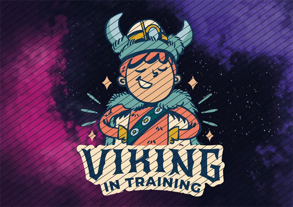 Wikinger im Training