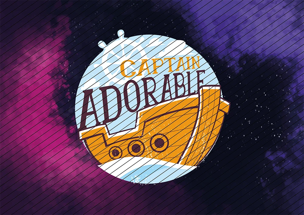 Captain Adorable // Bügelbild