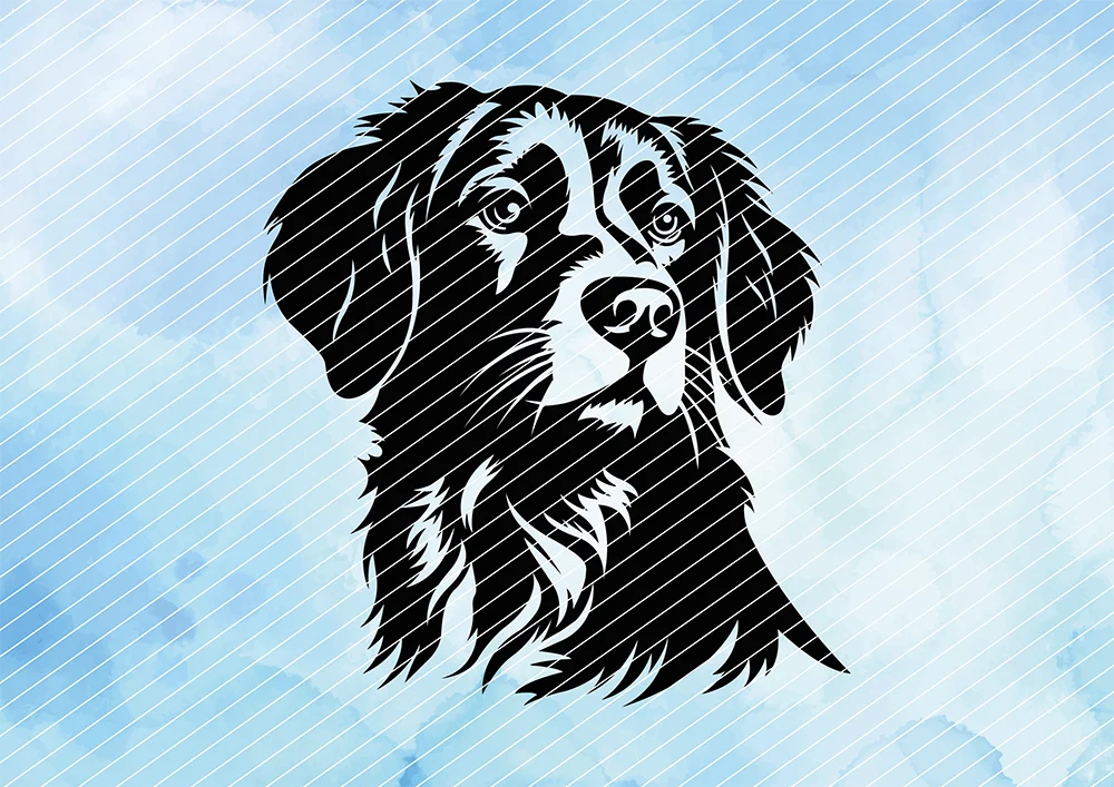 Hund Retriever // Plotterdatei SVG Vektor Grafik